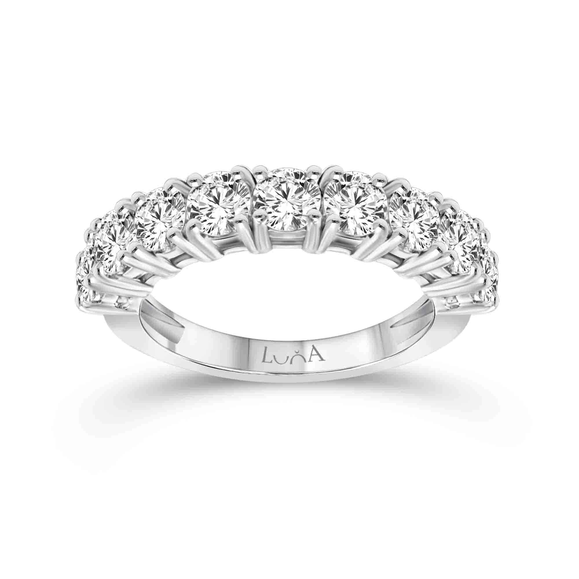 1.73 Karat IDL SERTİFİKALI Yarımtur Pırlanta Yüzük