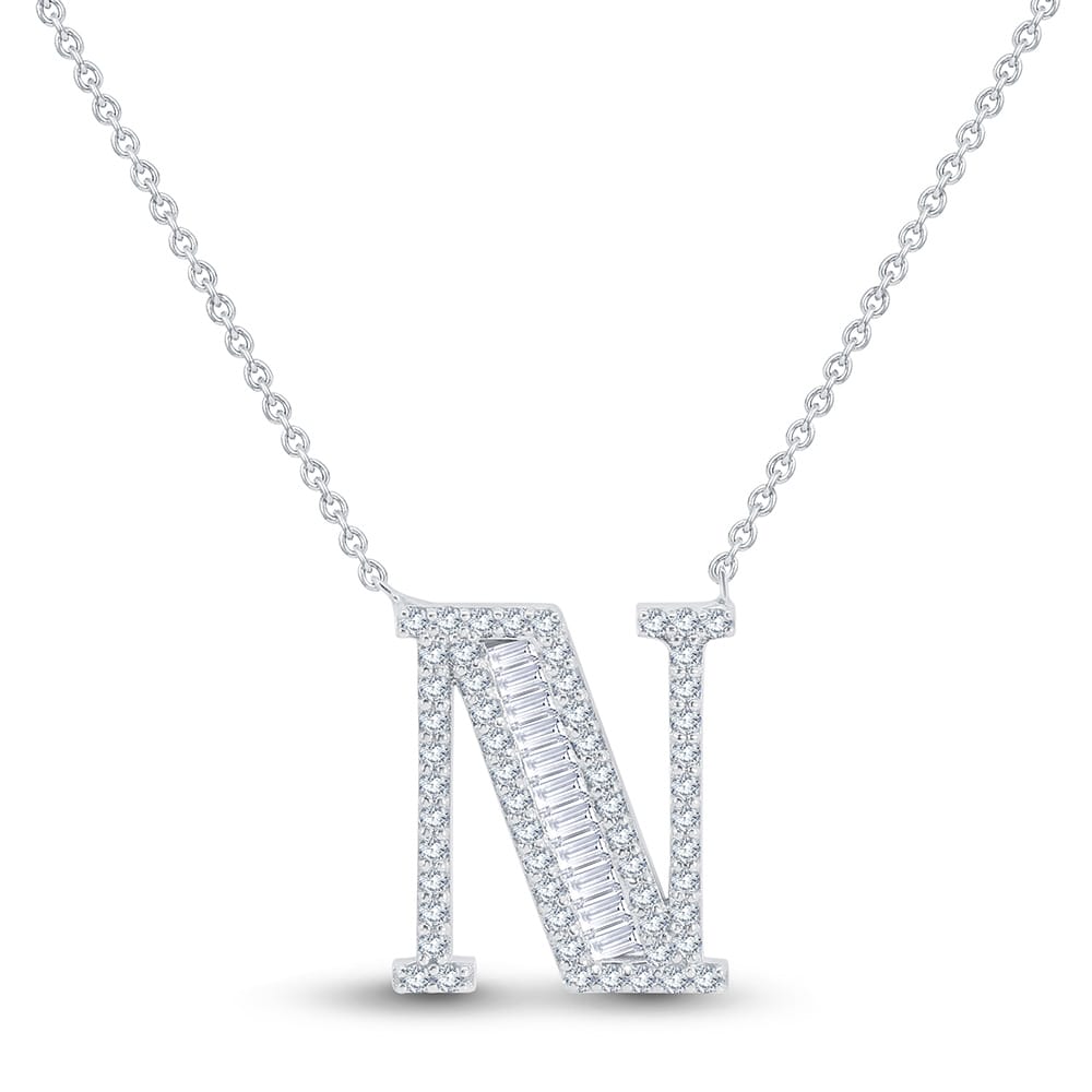 0.35 Karat IDL Sertifikalı Tasarım Pırlanta Harf Kolye