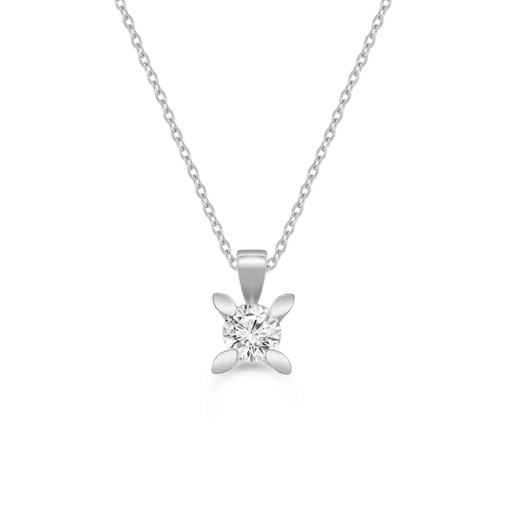 0.20 Karat IDL Sertifikalı Tektaş Pırlanta Kolye