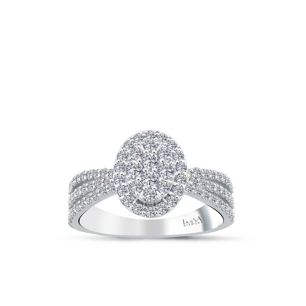 0.75 Karat IDL Sertifikalı Tasarım Pırlanta Coronet Yüzük