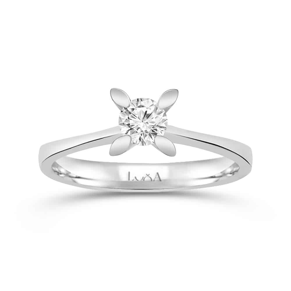 0.40 Karat IDL Sertifikalı Tektaş Pırlanta Yüzük