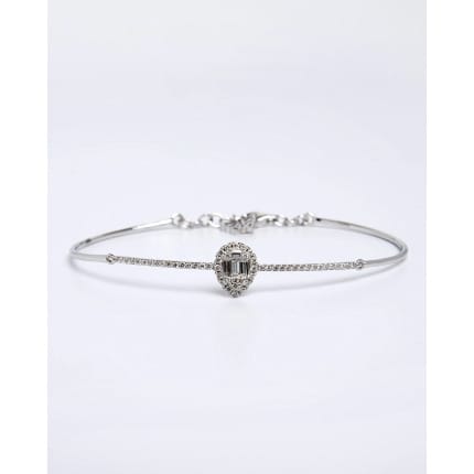 0.50 Karat IDL Sertifikalı Baget Pırlanta Bileklik