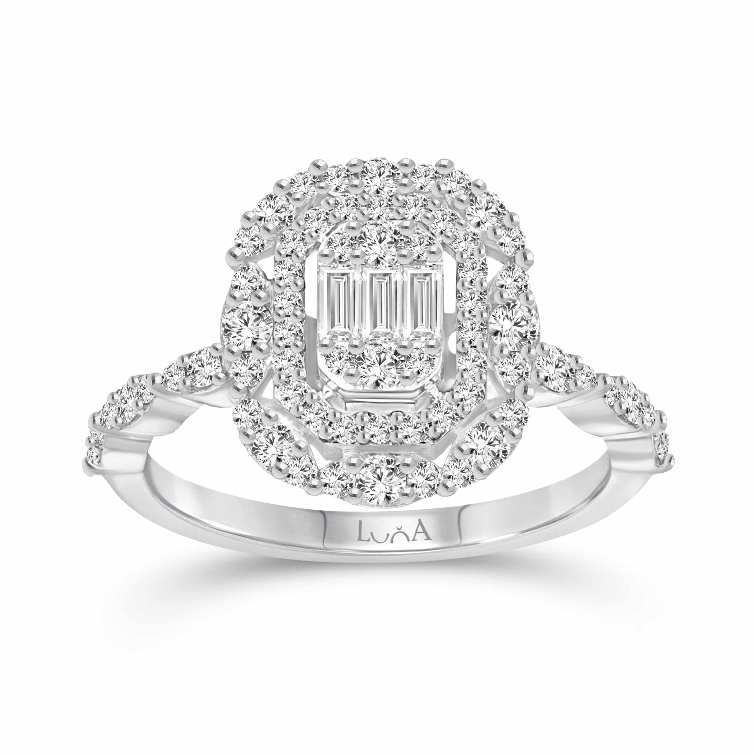 0.65 Karat Tasarım Pırlanta Coronet Yüzük