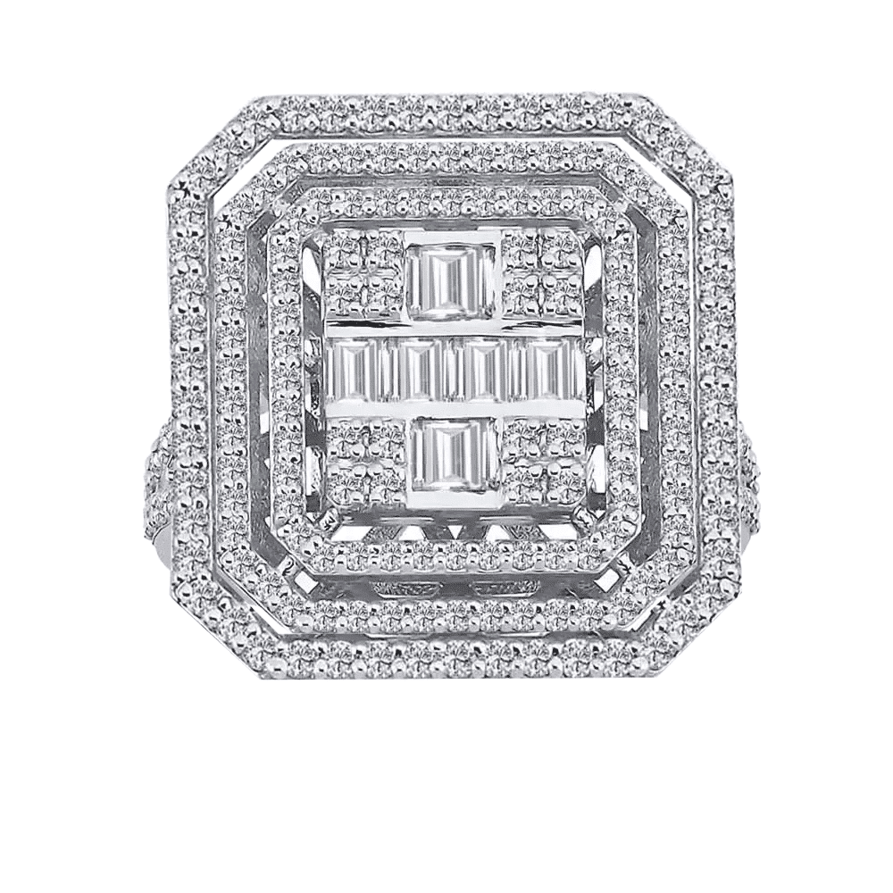 1,24 Karat IDL Sertifikalı Pırlanta Baget Yüzük