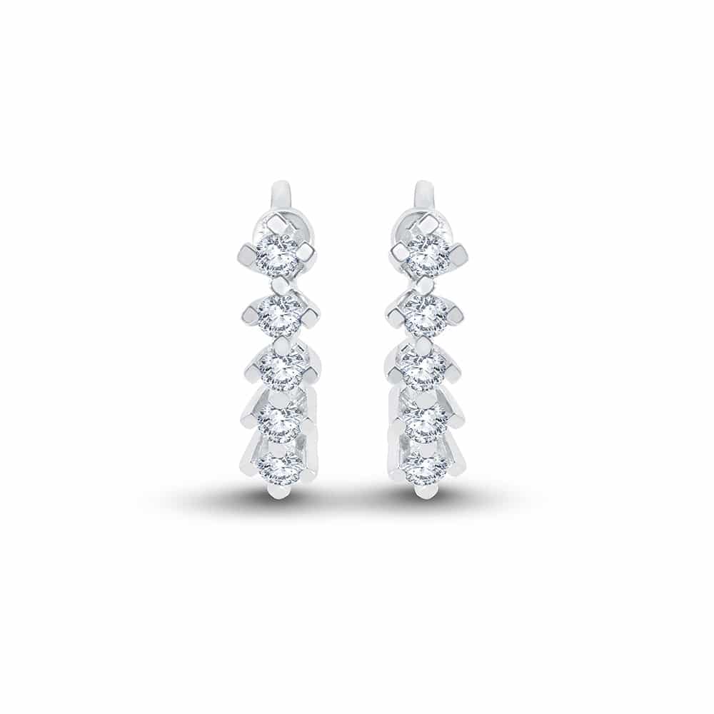 1.06 Karat IDL Sertifikalı Beştaş Pırlanta Küpe