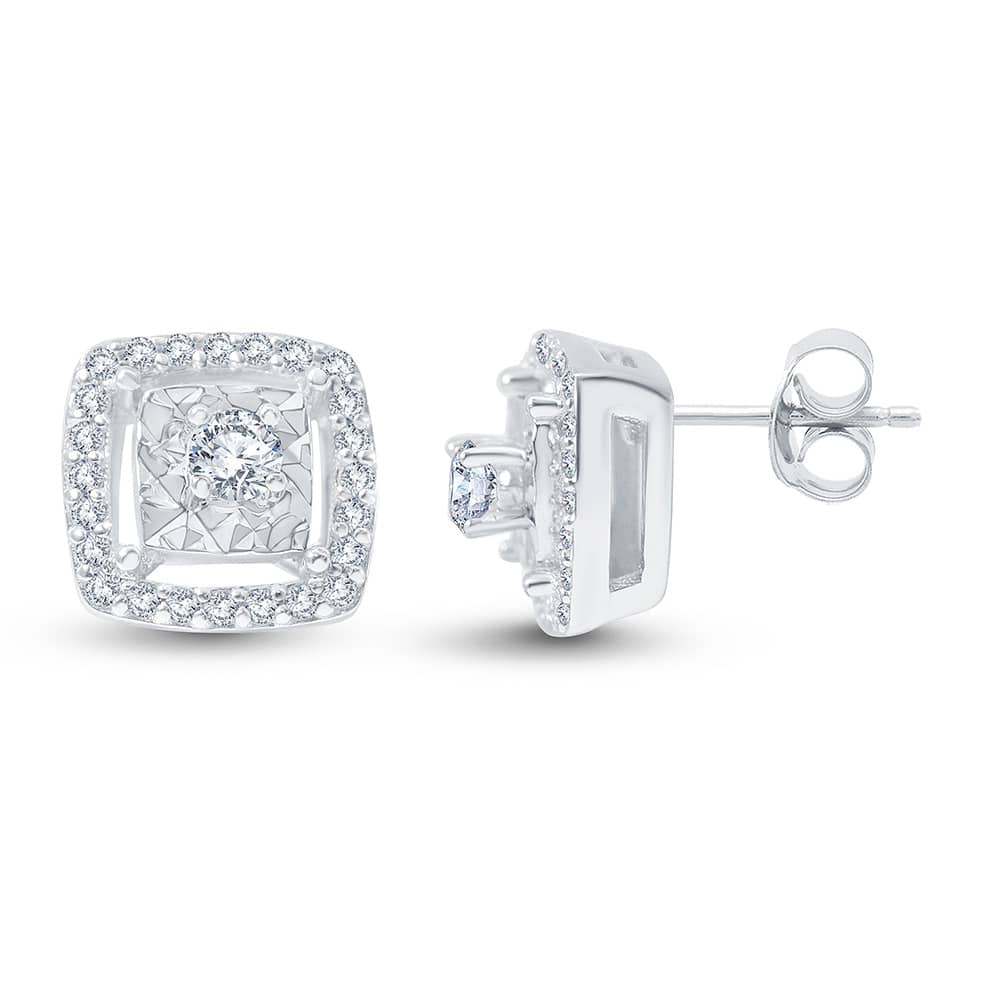 0.24 Karat IDL Sertifikalı Pırlanta Küpe