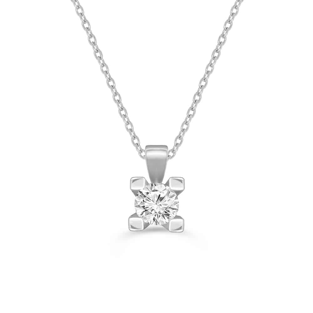 0.40 Karat IDL SERTİFİKALI Tektaş Pırlanta Kolye