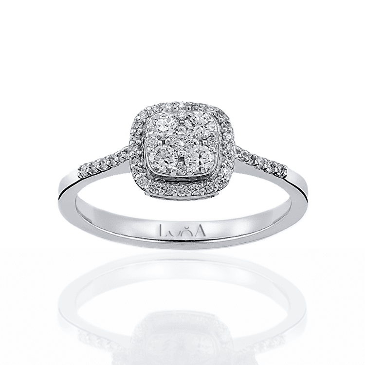 0.50 Karat IDL Sertifikalı Pırlanta Coronet Yüzük