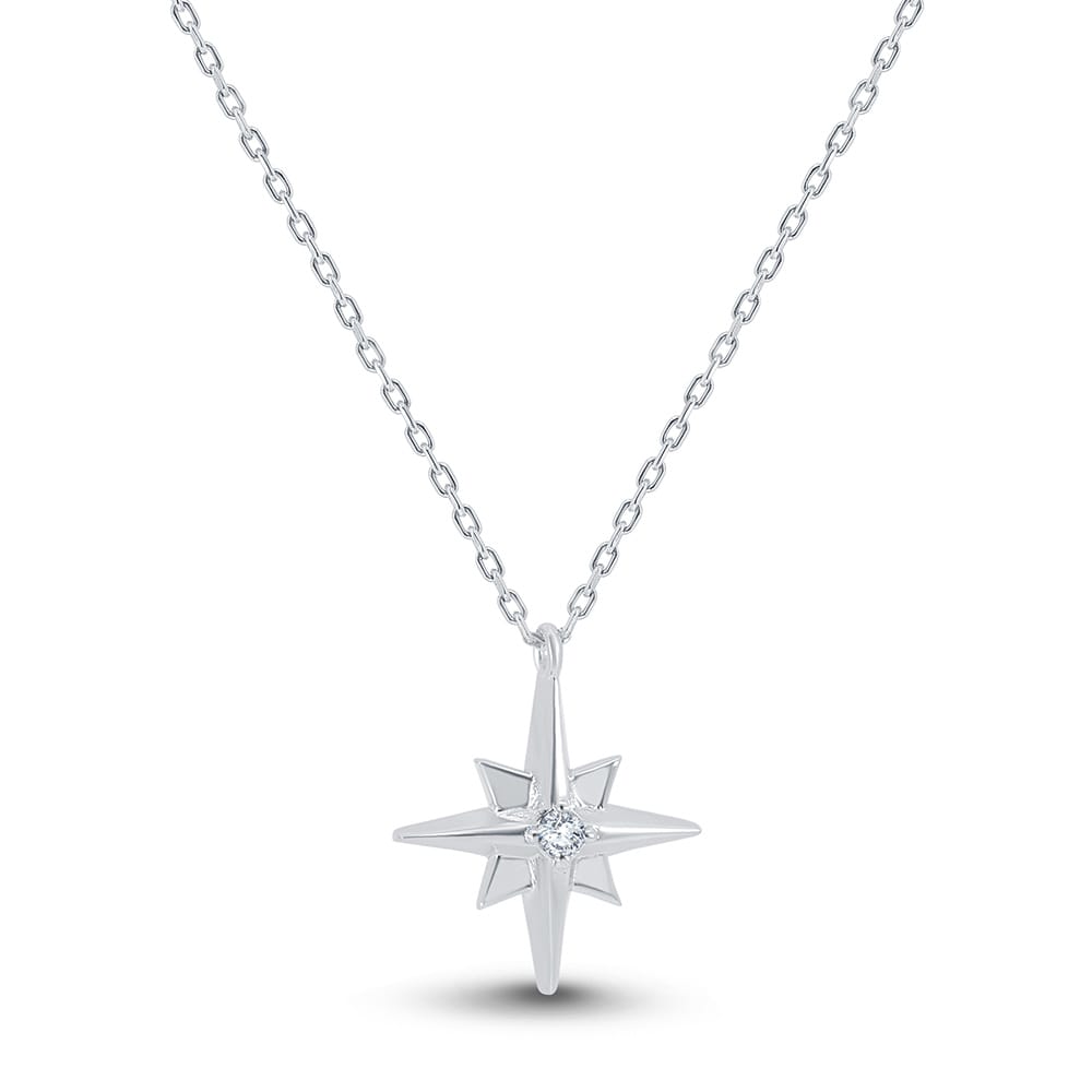 0.02 Karat Tasarım Pırlanta Kolye