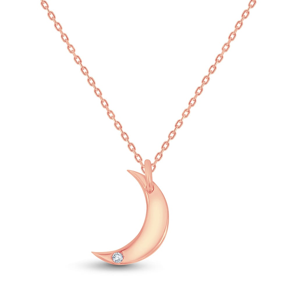 Pırlantalı Luna Ay Kolye