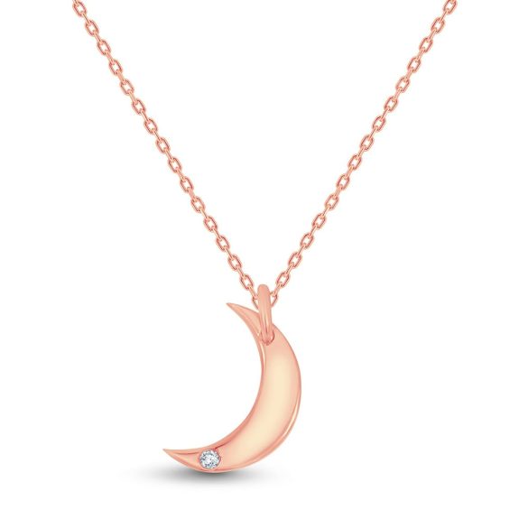 Pırlantalı Luna Ay Kolye