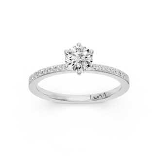 0.62 Karat HRD Sertifikalı Özel Tasarım Pırlanta Yüzük